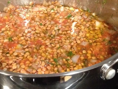 lentils, herbs, spices