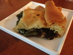 hortopita / wild greens pie