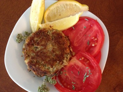 revithokeftedes or chickpea fritters