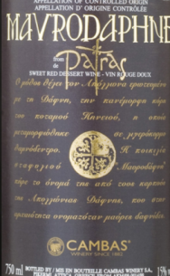 Mavrodaphne Sweet Red Wine