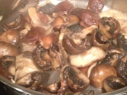 cook down mushrooms