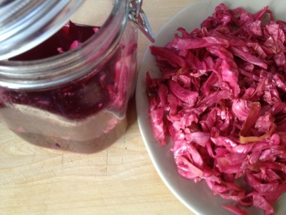 pickled red cabbage