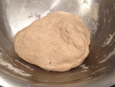 simple dough, kneaded and ready to roll out