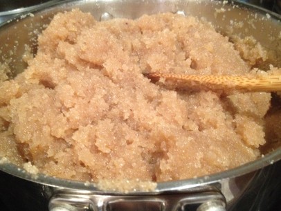 finished halva pudding