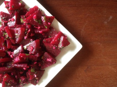 traditional Greek beet salad