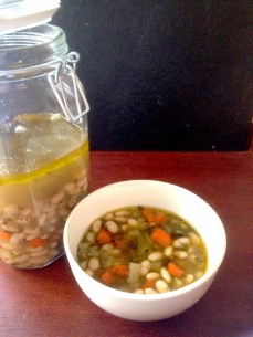 a bowl for me and a jar for a friend - lefki fasolada makes every day a bit brighter!