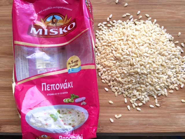 Misko peponaki pasta for tahinosoupa